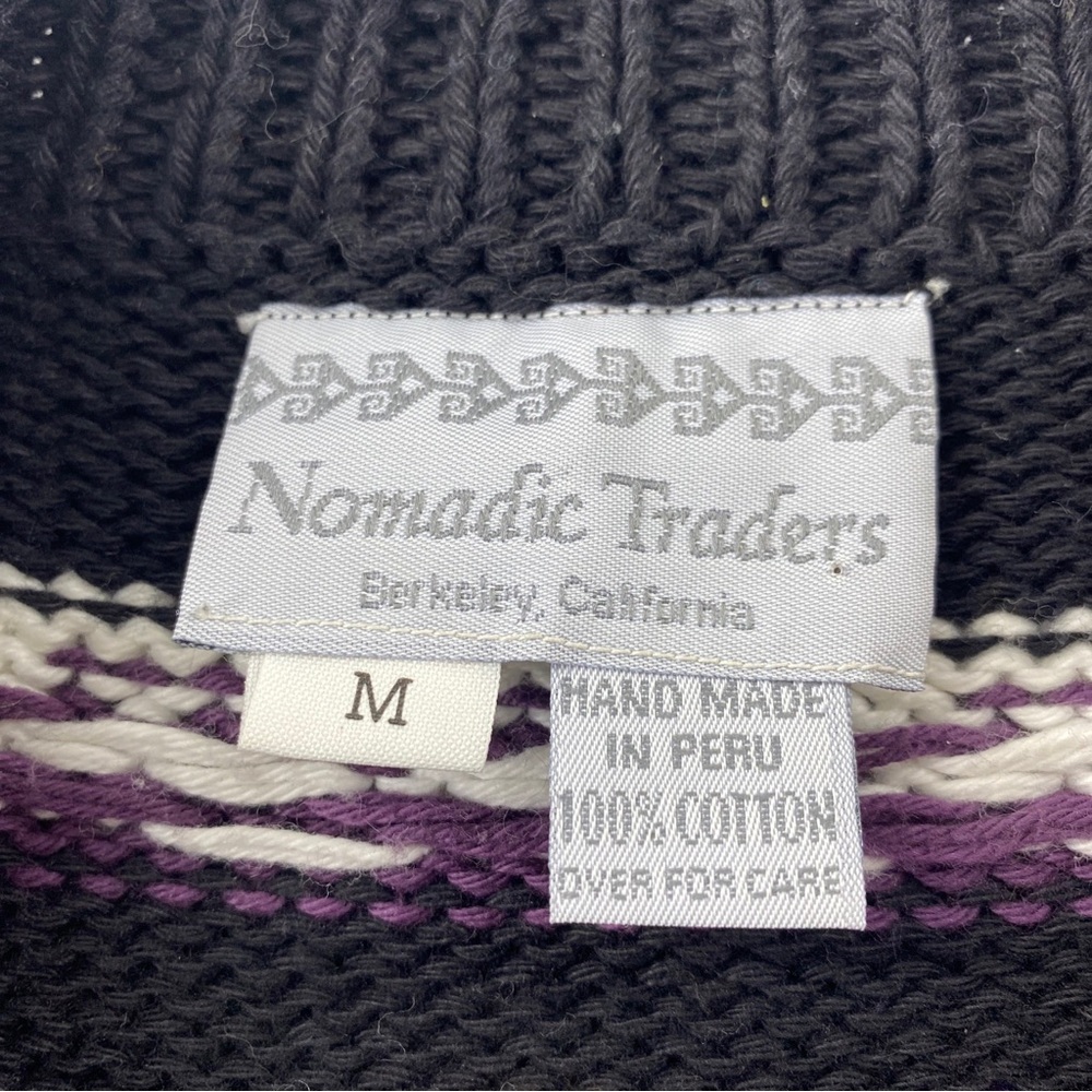 Nomadic Traders Aztec / southwestern Sweater 100% cotton - Picture 8 of 8